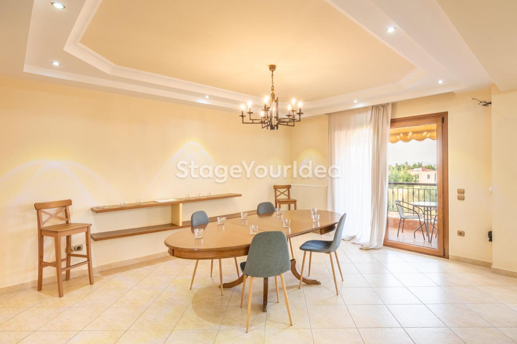 Luxury Appartment, Only 7 Minutes From Thessaloniki Airport And 15 Minutes From City Center ,For 8-23 People Also For Gatherings And Parties Neon Rysion Exterior foto